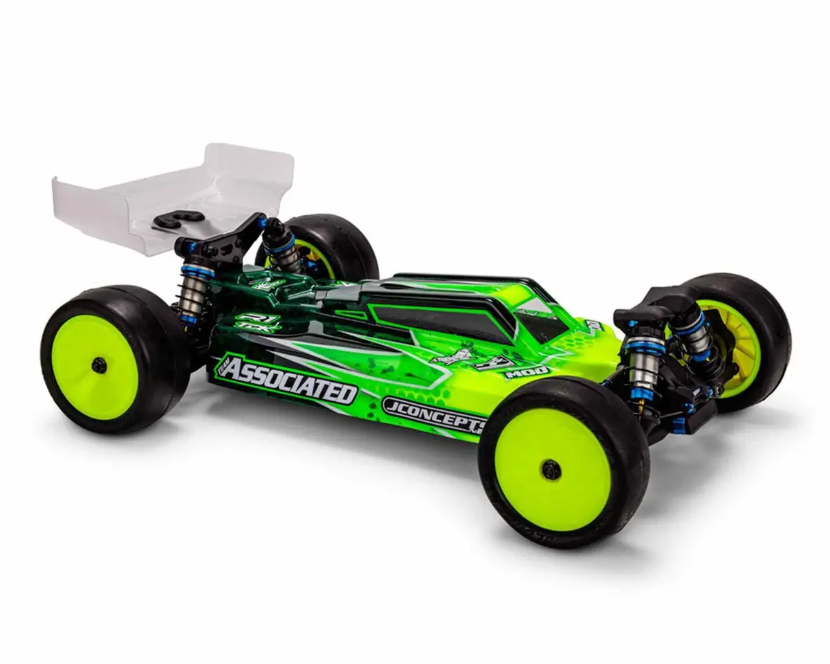 Jconcepts Associated Rc10b84 "F2" 1/10 4Wd Buggy Body W/Turf Wing (Clear) 1