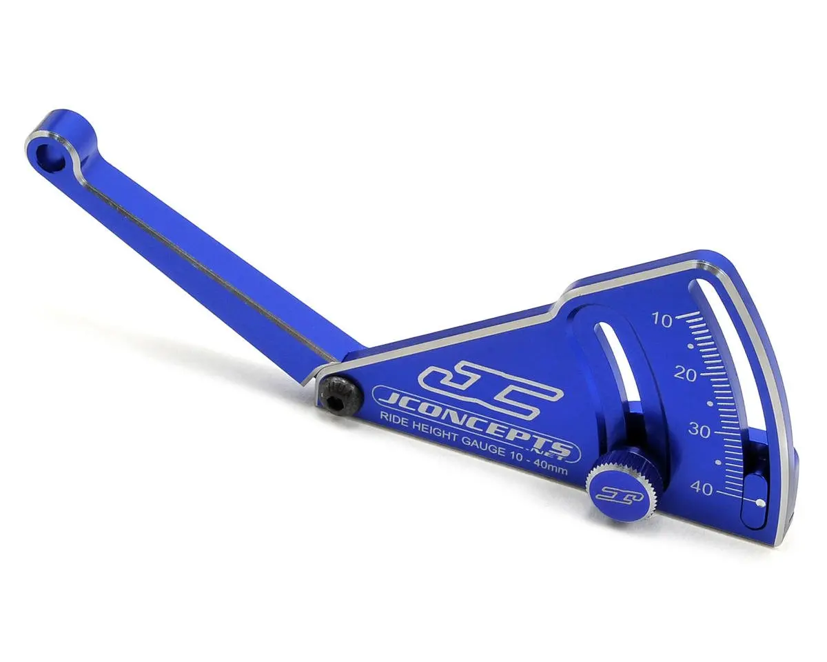 Jconcepts Aluminum Ride Height Gauge (10-40Mm) (Blue) 1