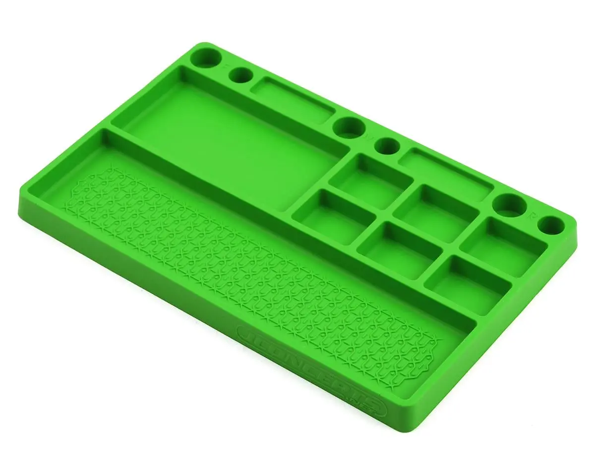 Jconcepts Rubber Parts Tray (Green) 1