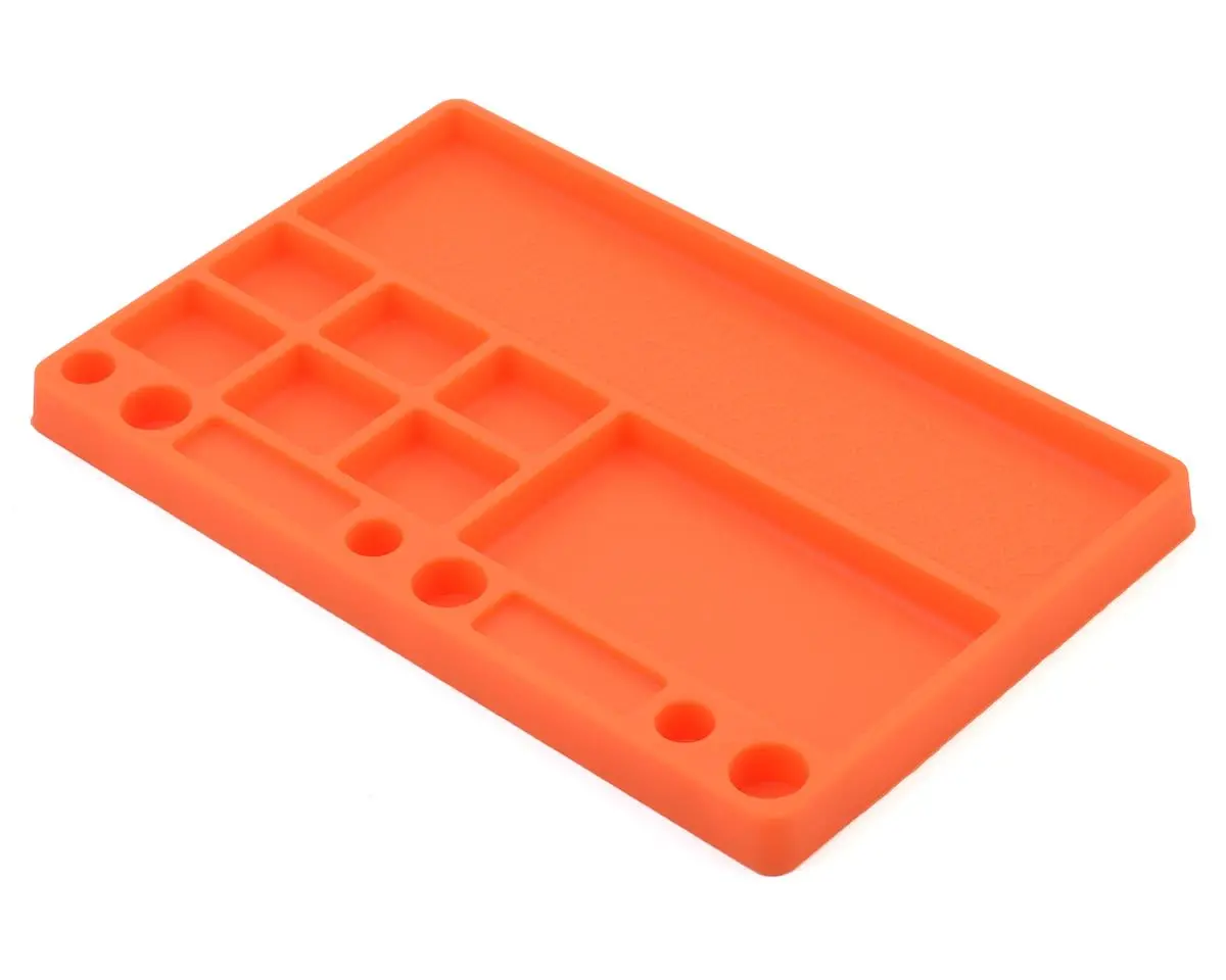 Jconcepts Rubber Parts Tray (Orange) 1