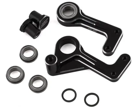 Jconcepts Rc10t Aluminum Steering Bellcranks (Black) 1
