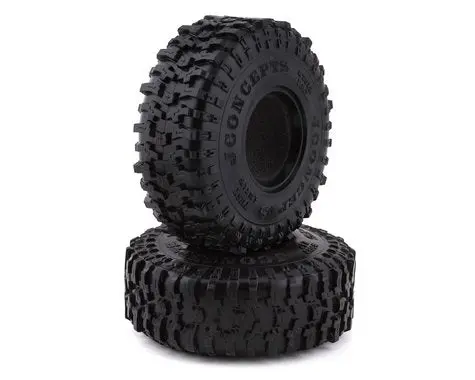 Jconcepts Tusk 1.9" Performance Class 2 All Terrain Crawler Tires (2) (Green) 1