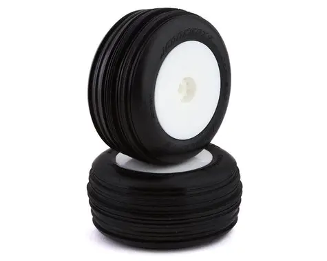 Jconcepts Mini-T 2.0 Carvers Pre-Mounted Front Tires (White) (2) (Green) 1