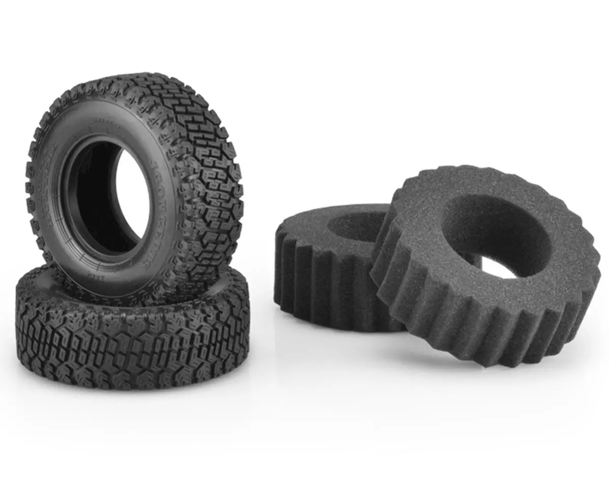 Jconcepts Bounty Hunters Scale Country Class 1 1.9" Crawler Tires (2) (Green) 1
