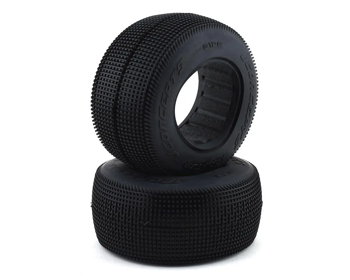 Jconcepts Sprinter Short Course Dirt Oval Tires (2) (Blue) 1