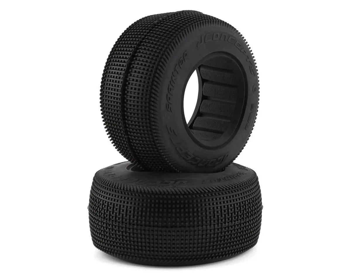Jconcepts Sprinter Short Course Dirt Oval Tires (2) (Aqua A2) 1
