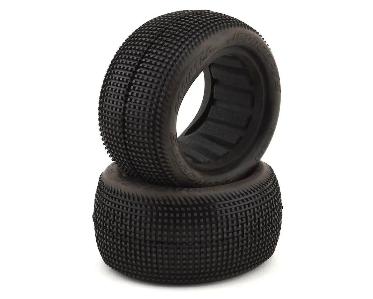 Jconcepts Sprinter 2.2" Rear Buggy Dirt Oval Tires (2) (Blue) 1