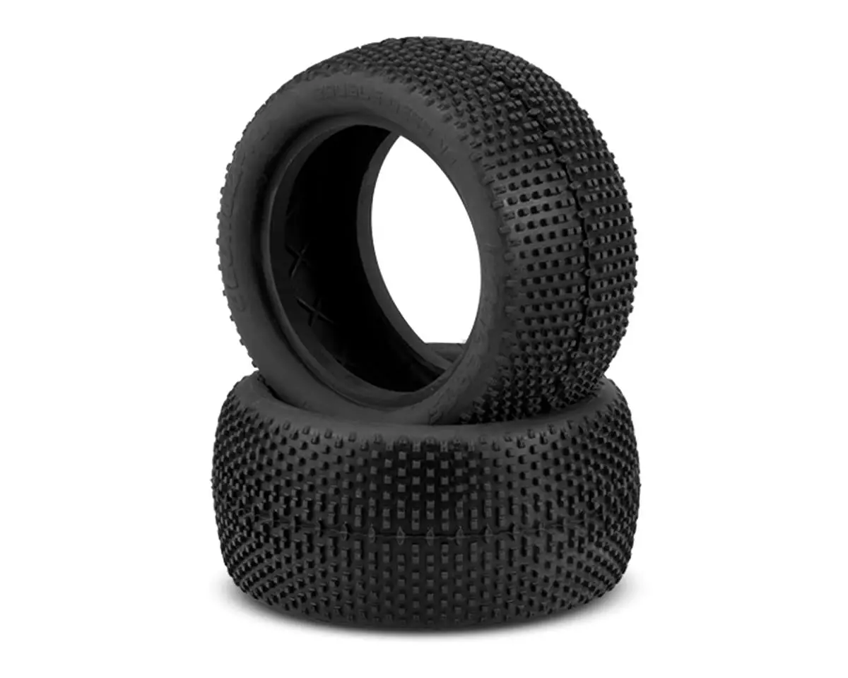 Jconcepts Double Dee's V2 2.2" Rear Buggy Tires (2) (Green) 1