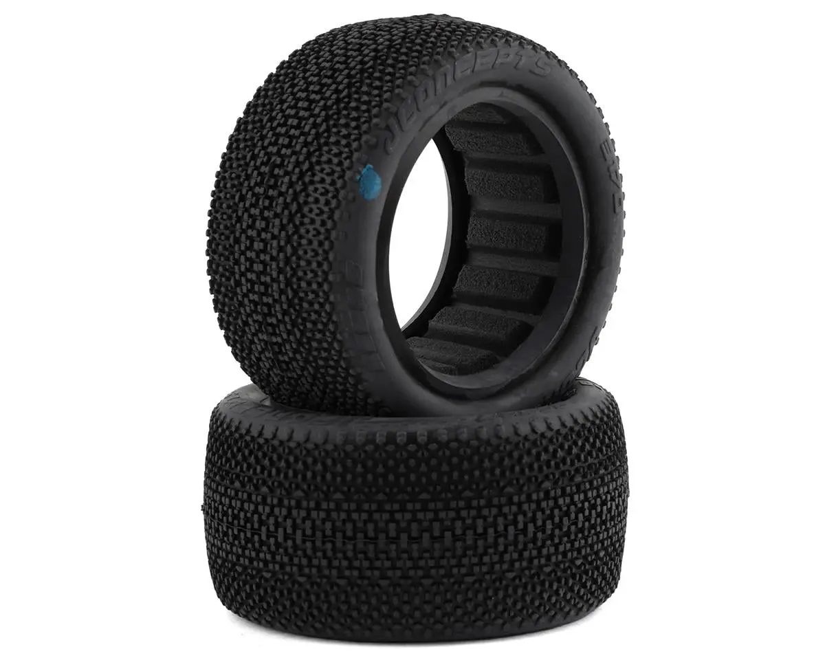 Jconcepts Rehab 2.2" Rear Buggy Tires (2) (Blue) 1