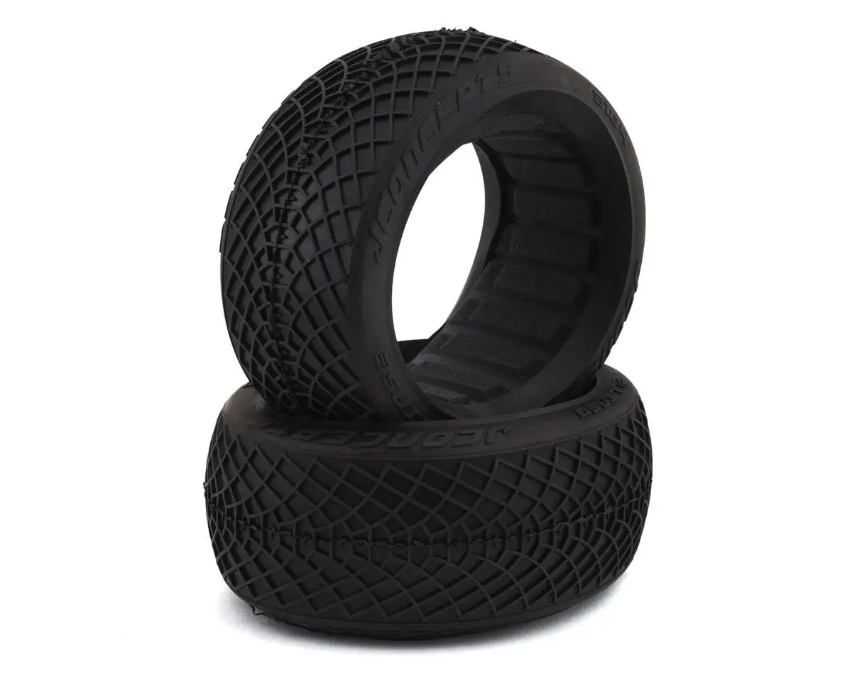 Jconcepts Ellipse 1/8Th Buggy Tires (2) (Silver) 1