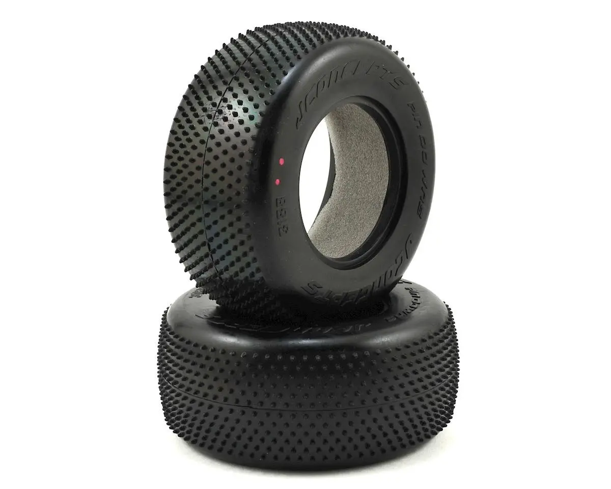 Jconcepts Pin Downs Carpet Short Course Tires (2) (Pink) 1