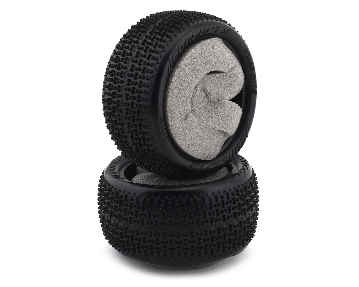 Jconcepts Twin Pins Carpet 2.2" Rear Buggy Tires (2) (Pink) 1