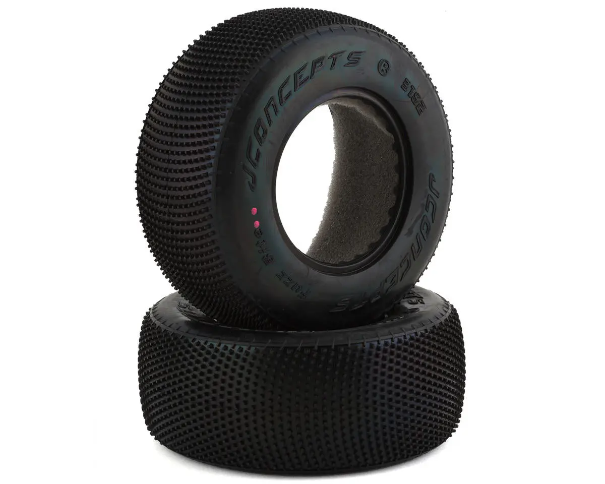 Jconcepts Fuzz Bite Carpet Short Course Tire (2) (Pink) 1