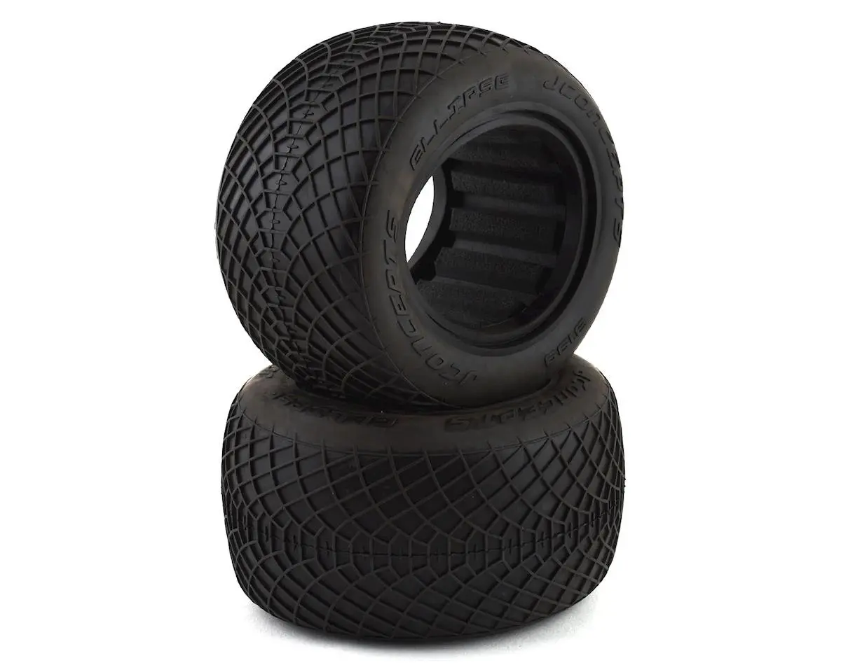 Jconcepts Ellipse 2.2" 1/10 Stadium Truck Tires (2) (Green) 1
