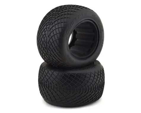 Jconcepts Ellipse 2.2" 1/10 Stadium Truck Tires (2) (Silver) 1