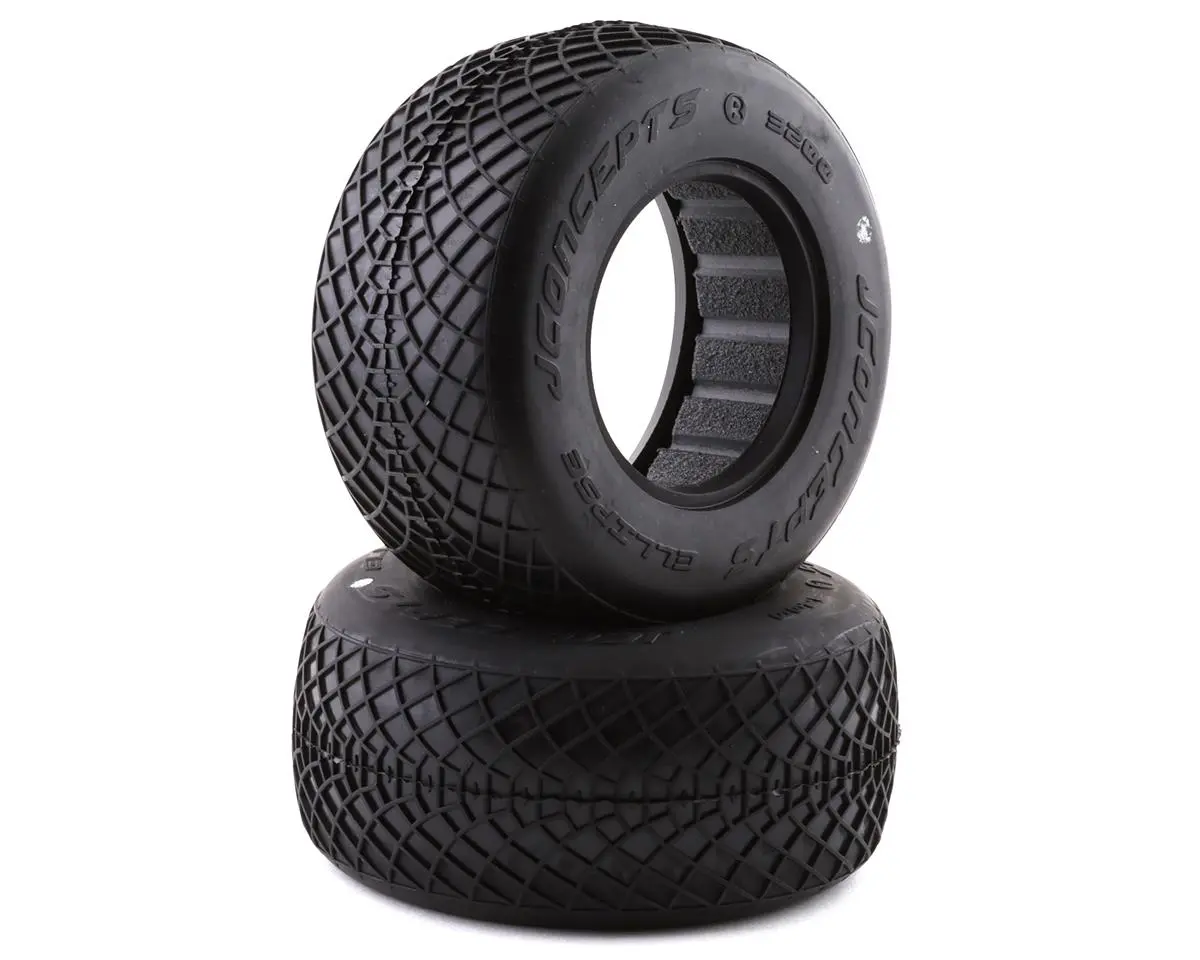 Jconcepts Ellipse Short Course Tires (2) (Silver) 1