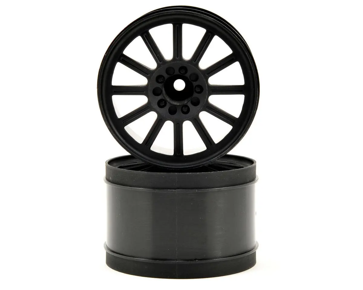 Jconcepts 12Mm Hex Rulux 2.8" Front Wheel (2) (Black) 1