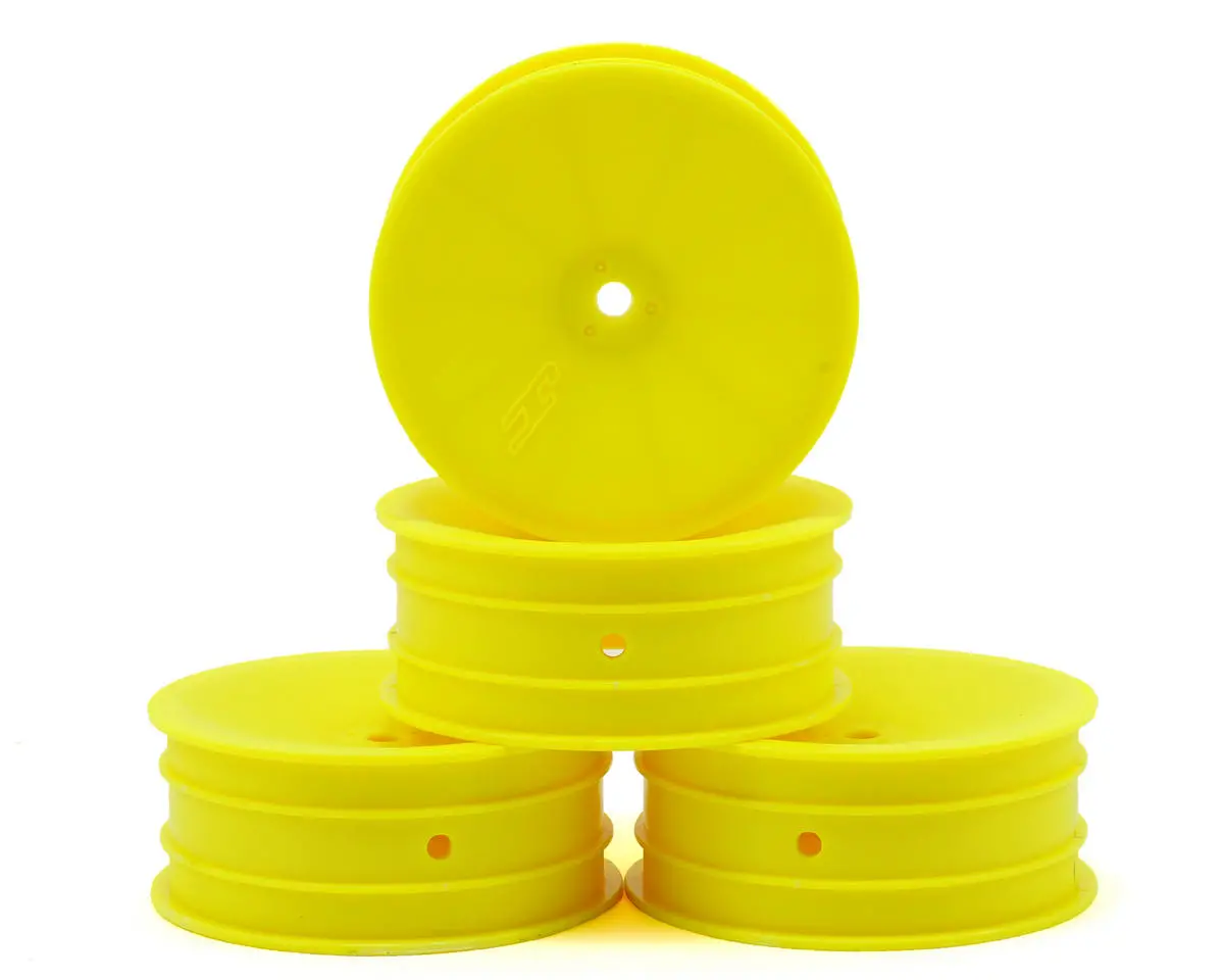Jconcepts 12Mm Hex Mono 2.2 Front Wheels (4) (B6/B5/Rb6) (Yellow) 1