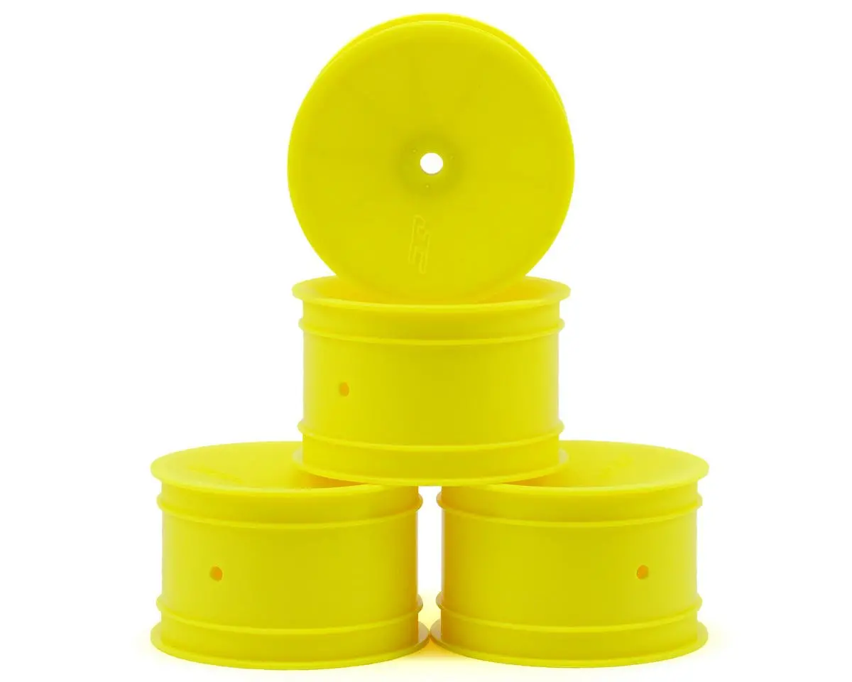 Jconcepts 12Mm Hex Mono 2.2 Rear Wheels (4) (B6/B74/Rb6) (Yellow) 1