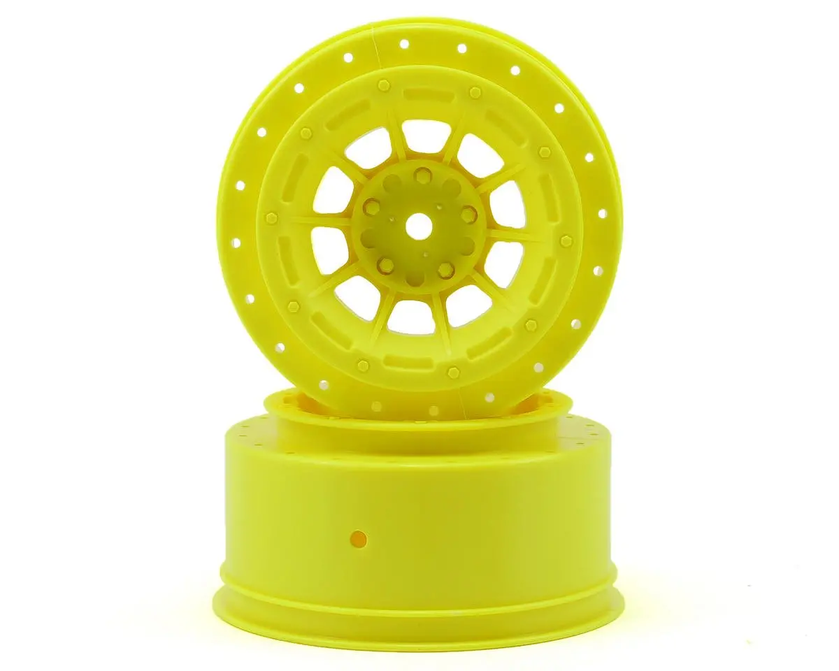 Jconcepts 12Mm Hex Hazard Short Course Wheels (Yellow) (2) (Slash) 1