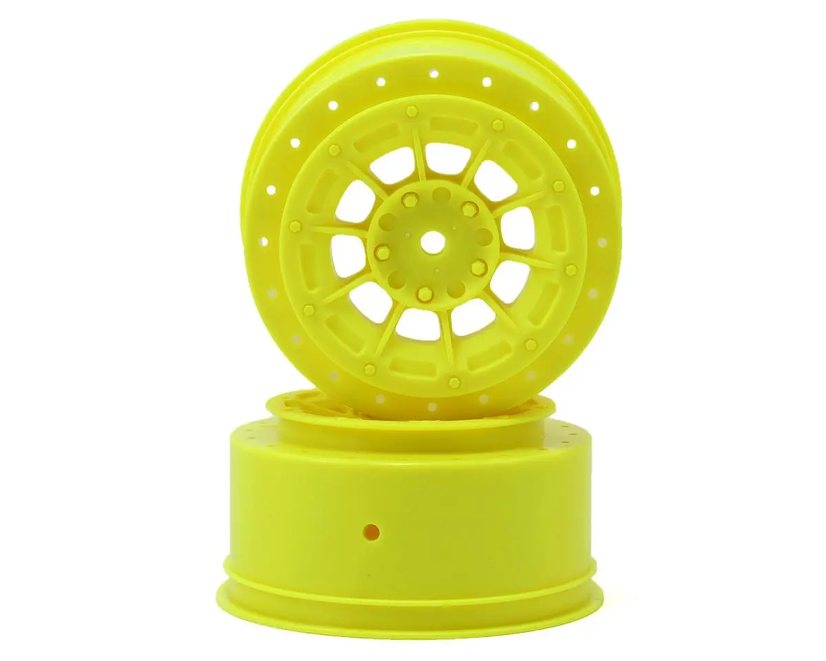Jconcepts 12Mm Hex Hazard Short Course Wheels (Yellow) (2) (Ten-Scte) 1