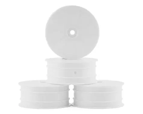 Jconcepts 12Mm Hex Mono 2.2 4Wd Front Buggy Wheels (4) (White) (22X-4, Xb4, B74.1) 1