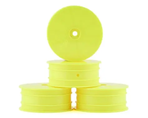 Jconcepts 12Mm Hex Mono 2.2 4Wd Front Buggy Wheels (4) (Yellow) (22X-4, Xb4, B74.1) 1