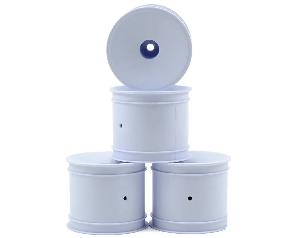Jconcepts 12Mm Hex Mono 1/10 Stadium Truck Wheel (4) (T4.1) (White) 1
