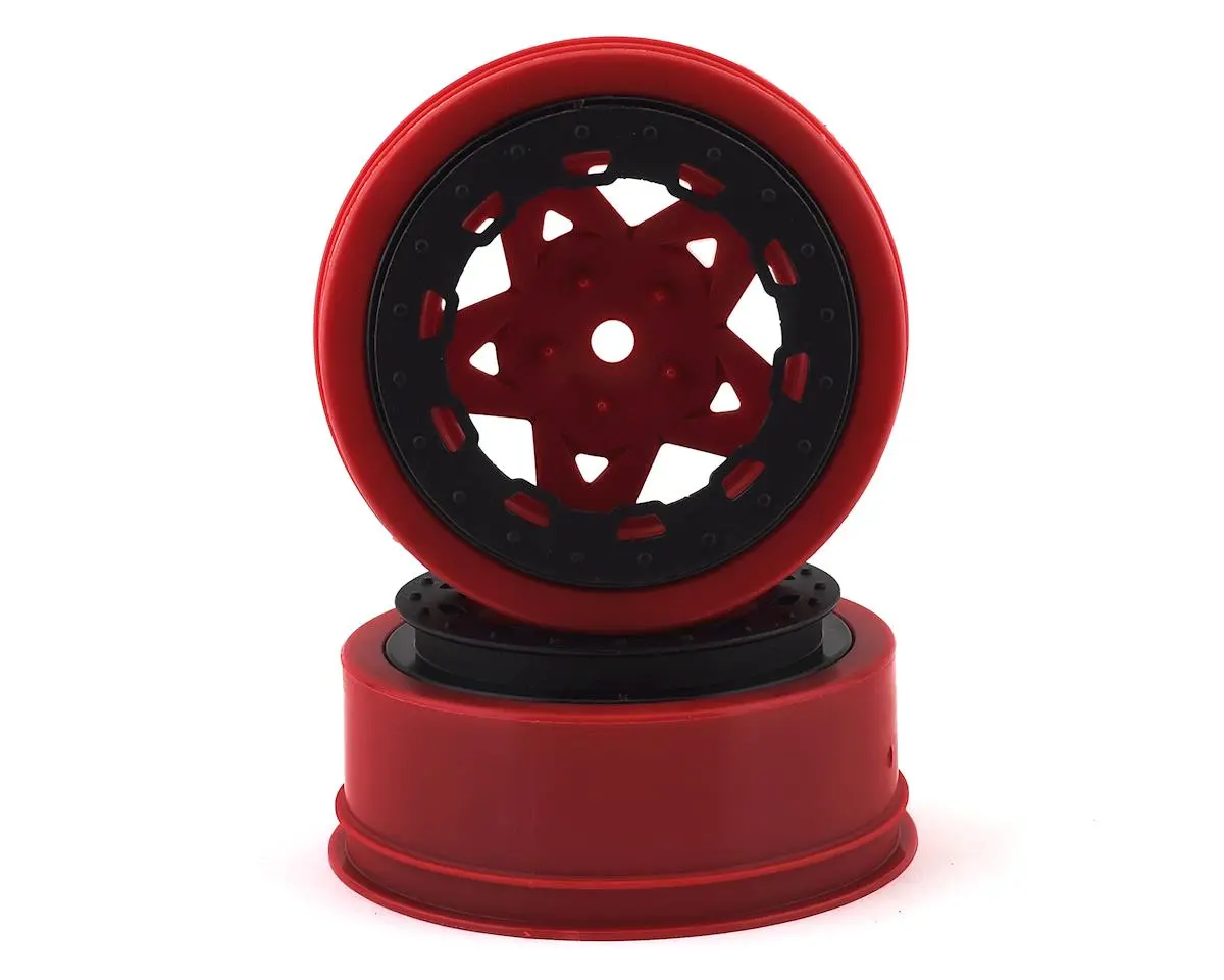 Jconcepts Tremor Short Course Wheels (Red) (2) (Slash Front) 1