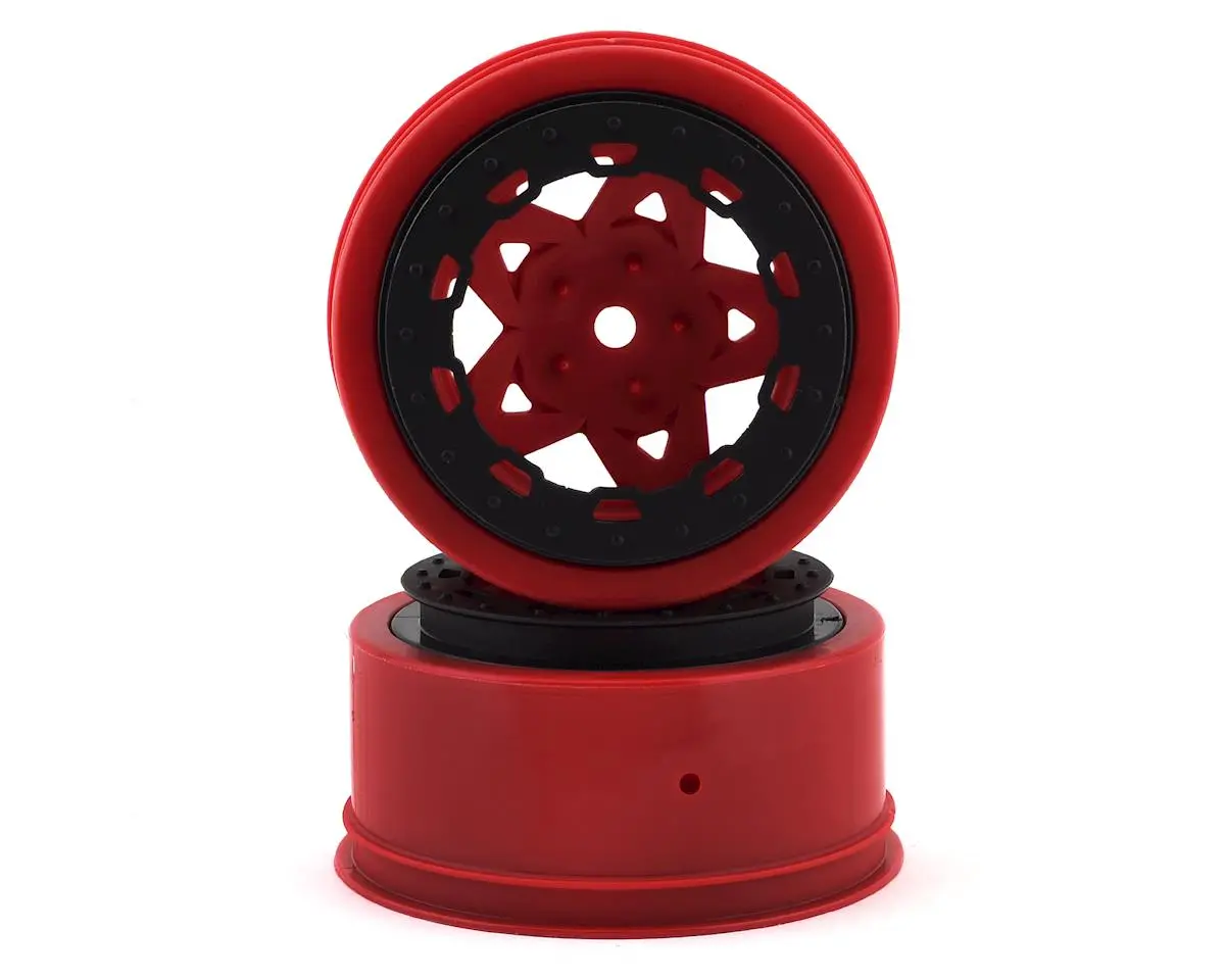 Jconcepts Tremor Short Course Wheels (Red) (2) (Slash Rear) 1