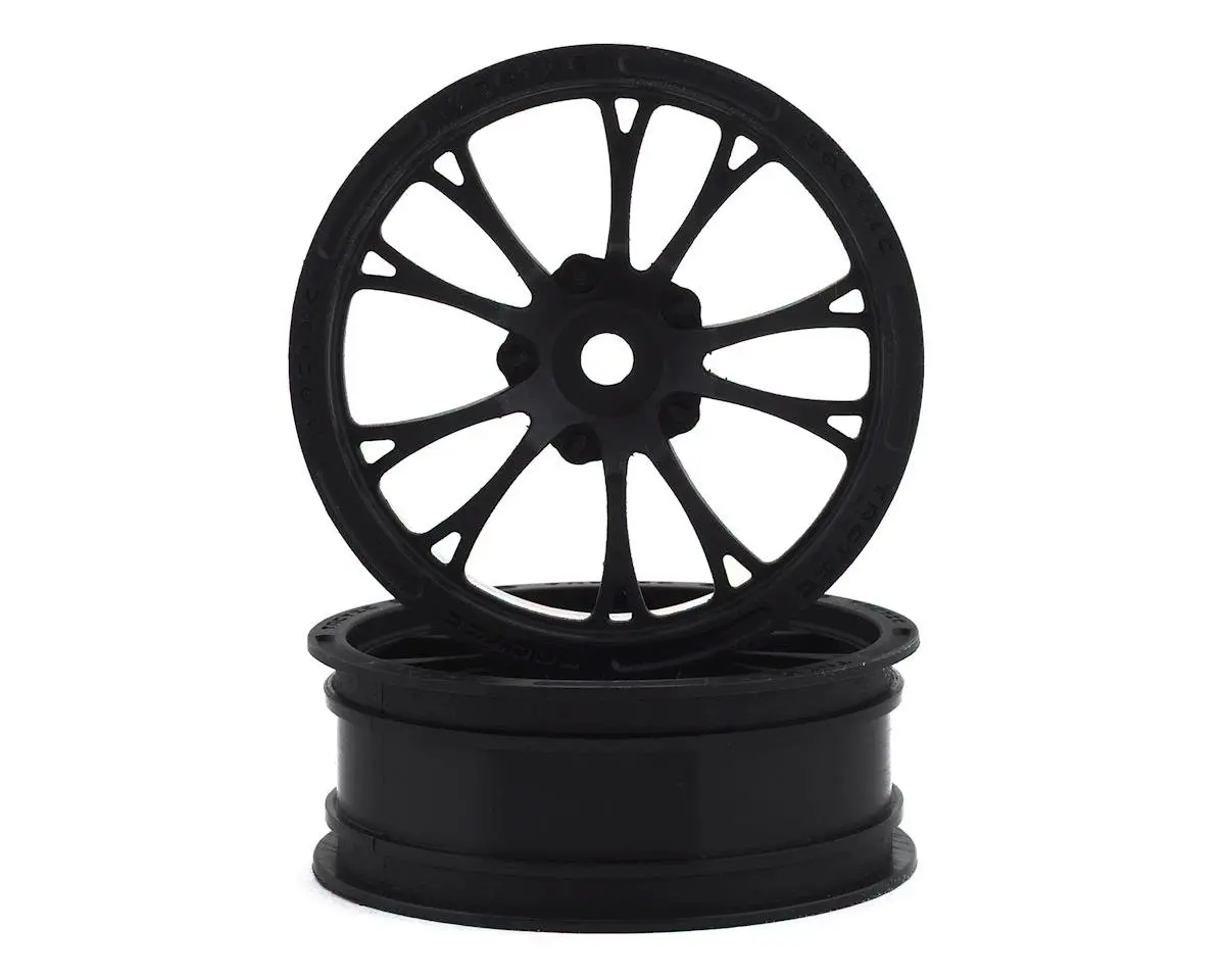 Jconcepts Tactic Street Eliminator 2.2" Front Drag Racing Wheels (2) (Black) 1