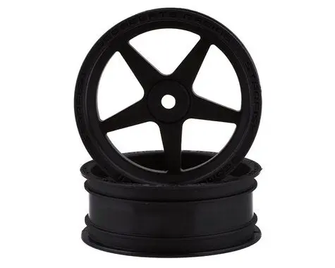 Jconcepts Starfish Street Eliminator 2.2" Front Drag Racing Wheels (Black) (2) W/12Mm Hex 1