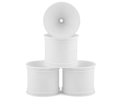 Jconcepts 2.2" Pin Rear Mono Stadium Truck Wheels (4) (White) (Rc10t/T2/T3/Gt) 1