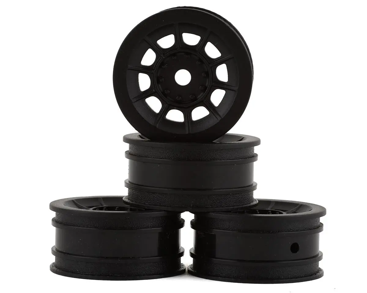 Jconcepts Axial Scx24 Hazard 1.0" 1/24 Crawler Wheels (Black) (4) W/7Mm Hex 1