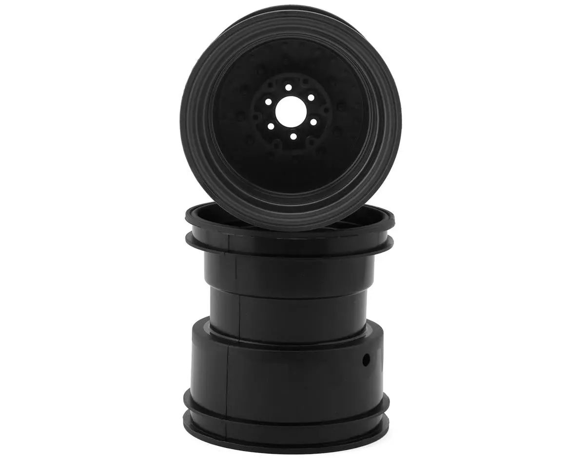 Jconcepts Tribute 73'S Monster Truck Wheel W/Adaptors (Black) (2) (3.2X3.6") 1