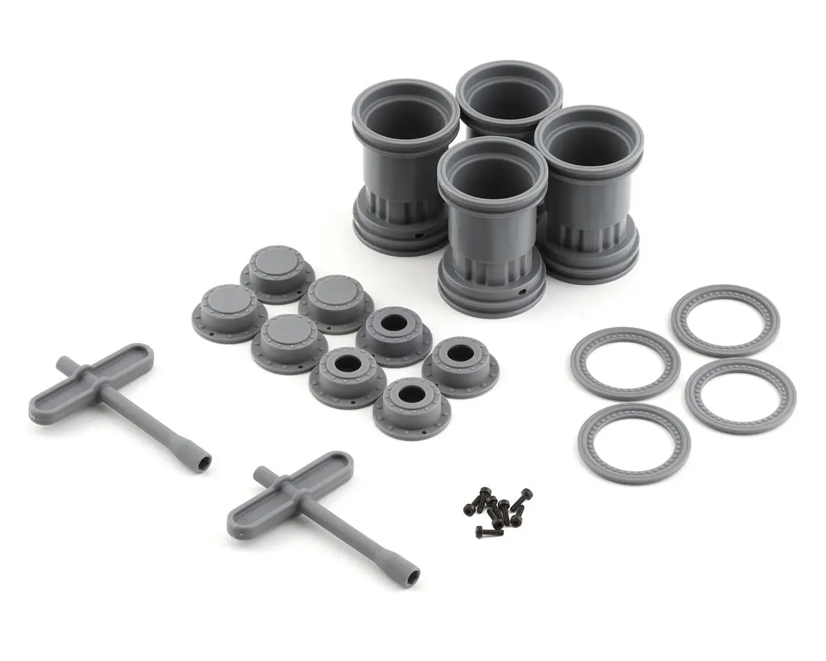 Jconcepts Tribute 1/24Th Mini Monster Truck Wheels (Grey) (4) 1