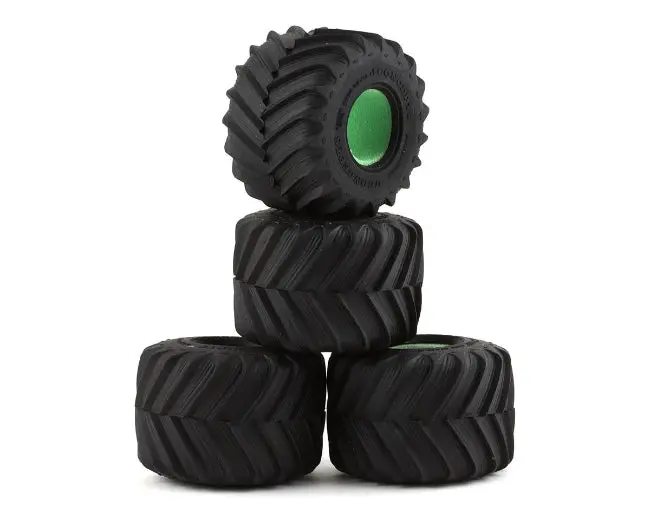 Jconcepts 1.1" Renegades 1/24 Mini Monster Truck Tire (4) (Blue) 1