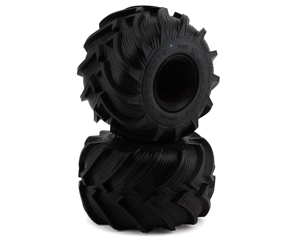 Jconcepts Fling Kings 2.6X3.6" Monster Truck Tires (Blue) 1