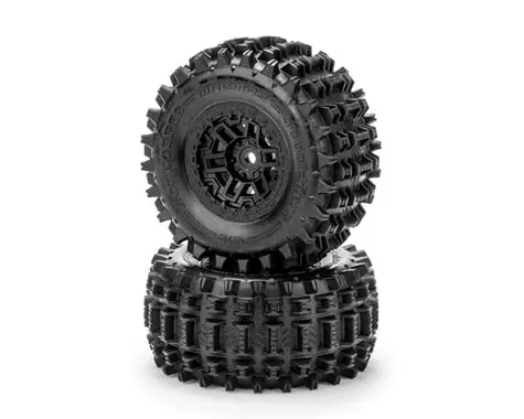 Jconcepts Magma Pre-Mounted Tires For Traxxas® Mini Xrt™ (2) (Yellow) W/12Mm Hex 1