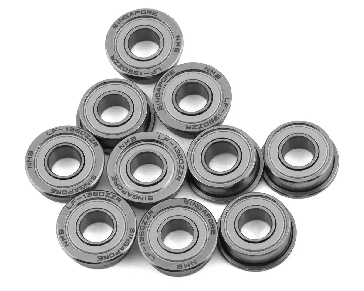 J&T Bearing Co. 8X16x5mm Nmb Flanged Bearings (10) 1