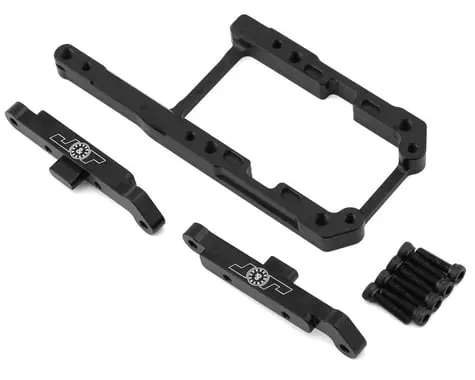 J&T Bearing Co. Tekno 3-Piece Engine Mount (4-Shoe Protek/J&T Clutch) (Black) 1
