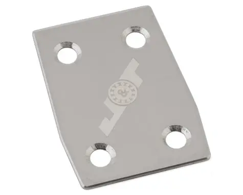 J&T Bearing Co. Mugen Mbx8r Stainless Rear Skid Plate 1