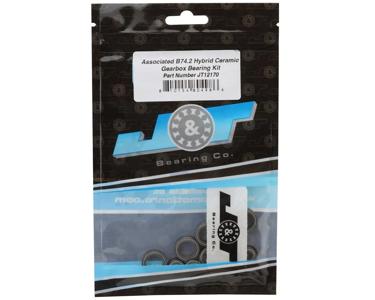 J&T Bearing Co. Associated B74.2 Gearbox Bearing Kit (Hybrid Ceramic) 1