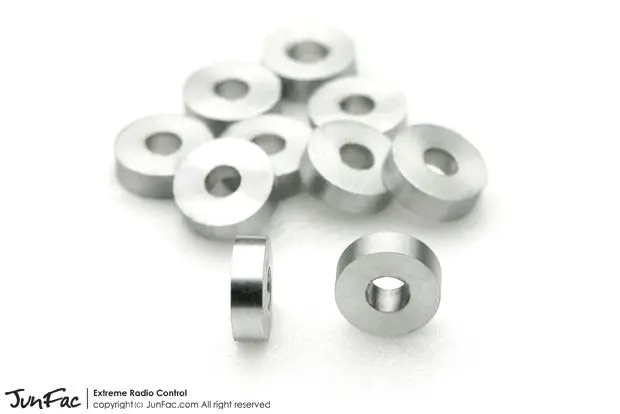 Junfac M3 Aluminum Spacer 7X2.5Mm (10) 1