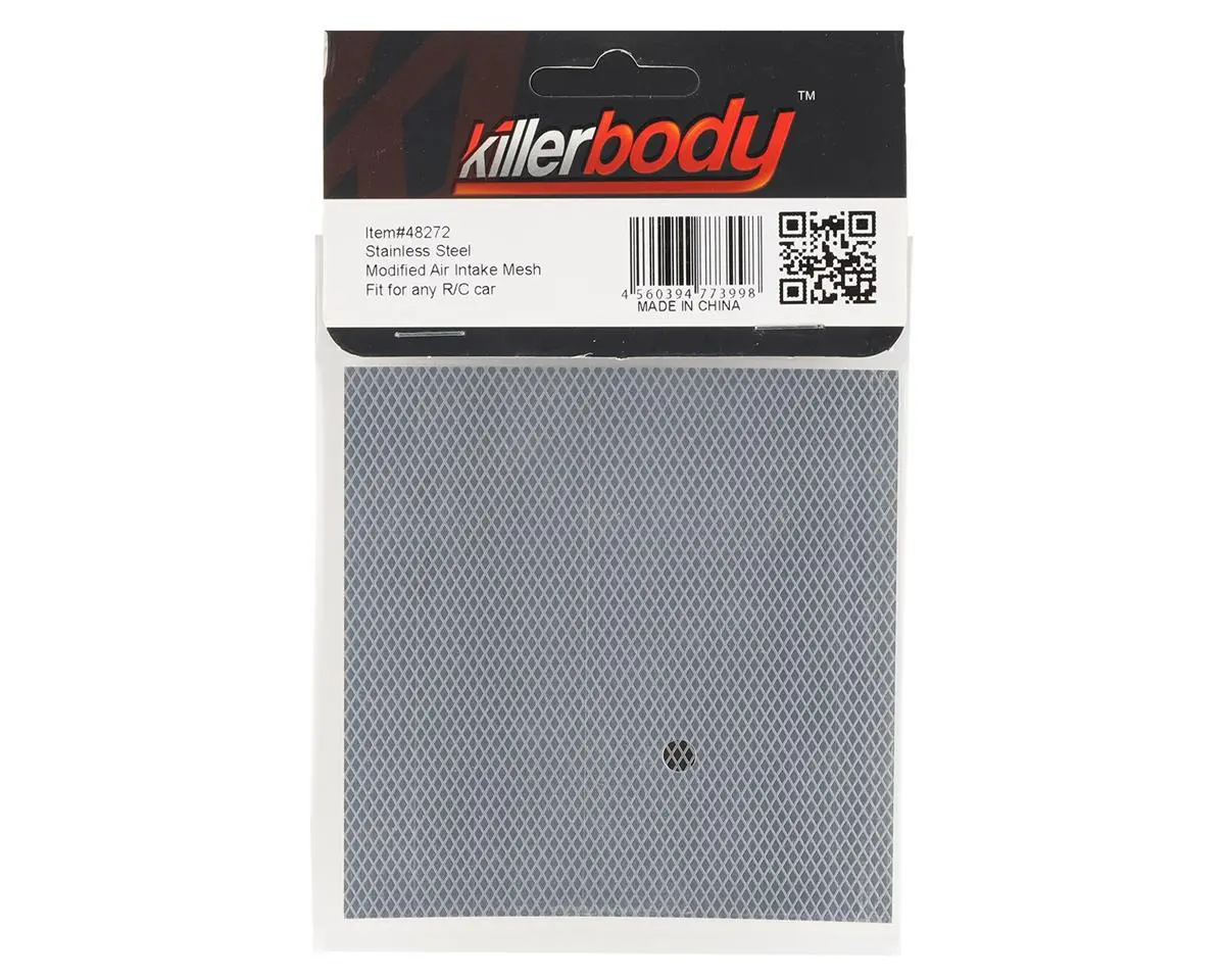 Killerbody Stainless Steel Diamond Plate Sheet (Silver) (Diamond) 1