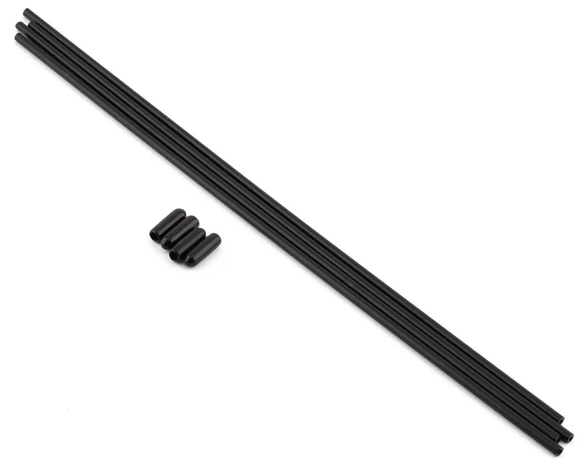 Kyosho Antenna Tubes & Antenna Caps (Black) (4) 1