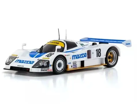 Kyosho Mr-04 Rwd Mini-Z Readyset W/1991 Mazda 787B Lm Body (White/Blue) W/Kt-531P 2.4Ghz Radio 1
