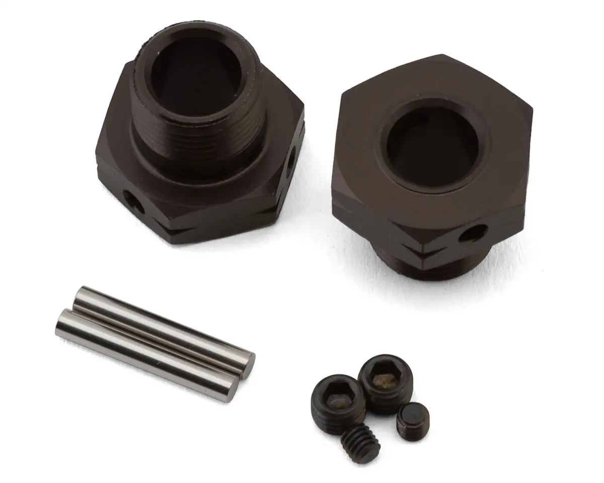 Kyosho Mp10 Tki2 17Mm Wide Wheel Hubs (Gunmetal) (2) 1