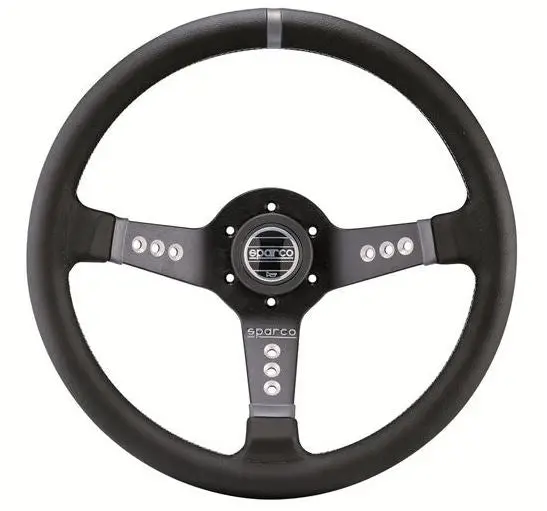 Sparco - L777 Steering Wheel - (Black Leather) 1