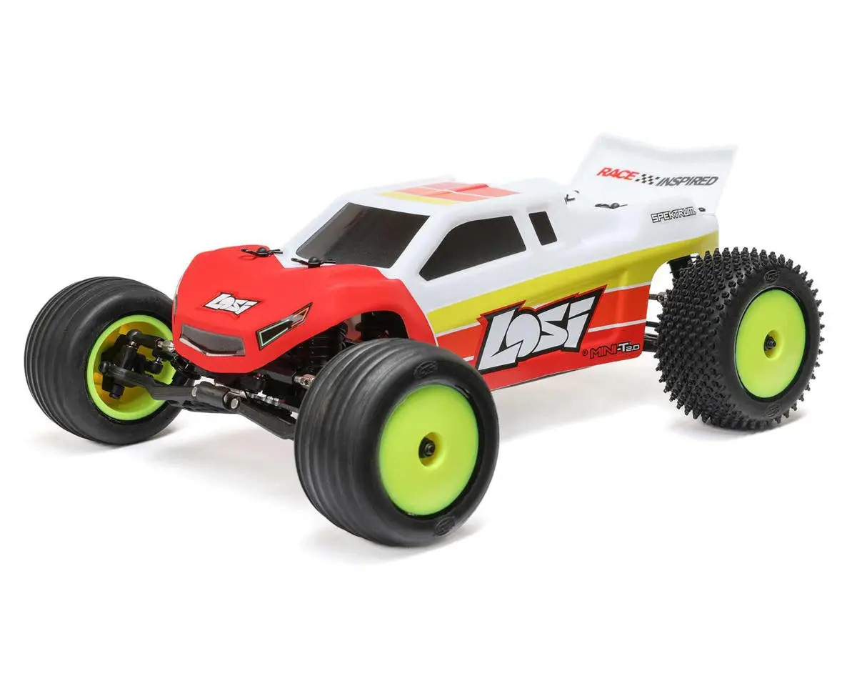 Losi Mini-T 2.0 V2 1/18 Rtr 2Wd Brushless Stadium Truck W/2.4Ghz Radio, Battery & Charger 1
